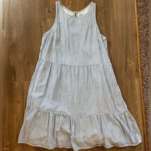 Women’s blue striped sundress